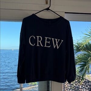 Classic blue J Crew sweatshirt